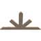 Ekena Millwork Saratoga Smooth Timber Gable Bracket, Douglas Fir, 60"W x 35"H x 1 1/2"D x 5 1/2"F, 14/12 Pitch GBW060X35X0206SAR00SDF - alternate 2